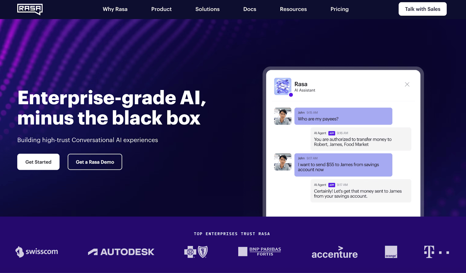 Rasa website