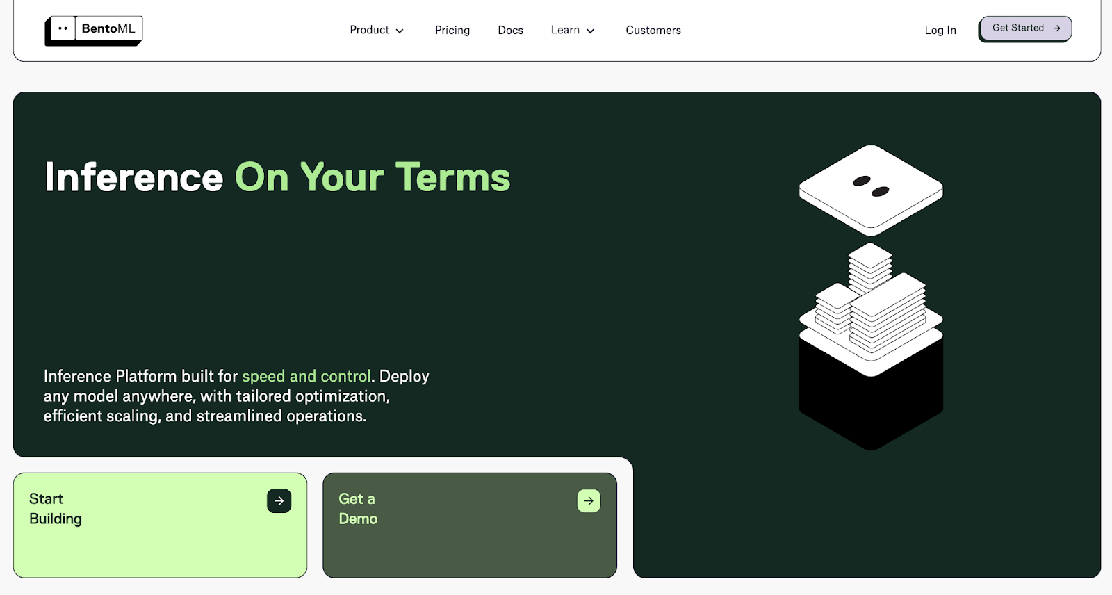 BentoML homepage